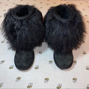 UGG Australia sheepskin cuff boots - Black 🖤